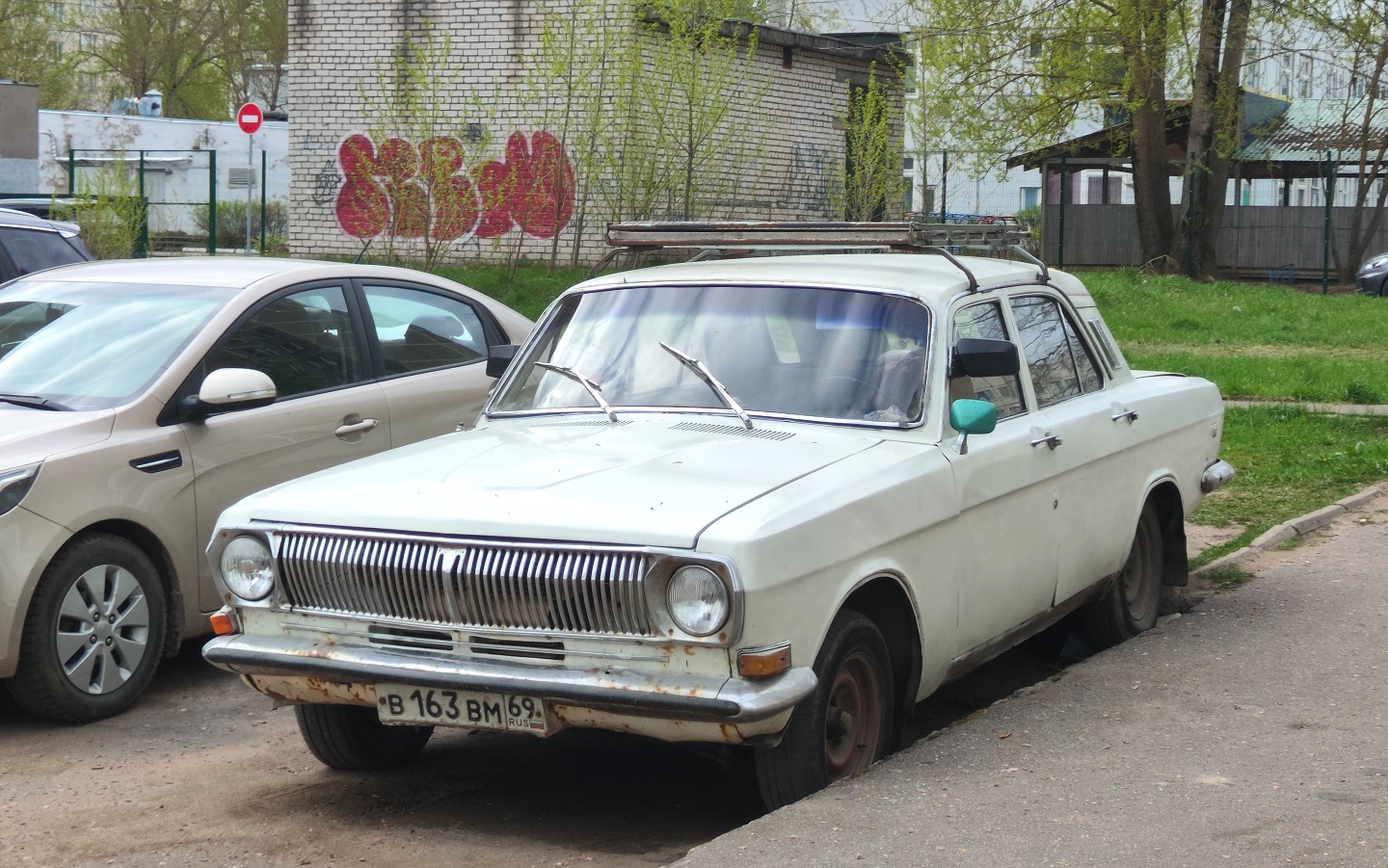 Тверская область, № В 163 ВМ 69 — ГАЗ-24 Волга '68-86