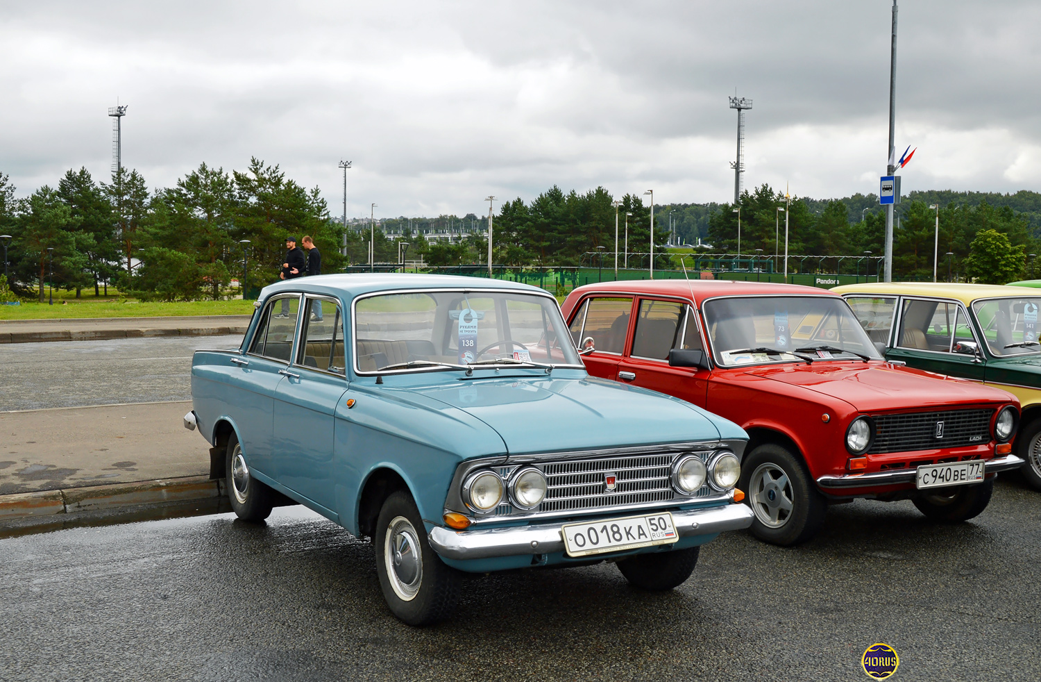 Московская область, № О 018 КА 50 — Москвич-408 '64-69; Калужская область — Автомобильный фестиваль "Спутник"