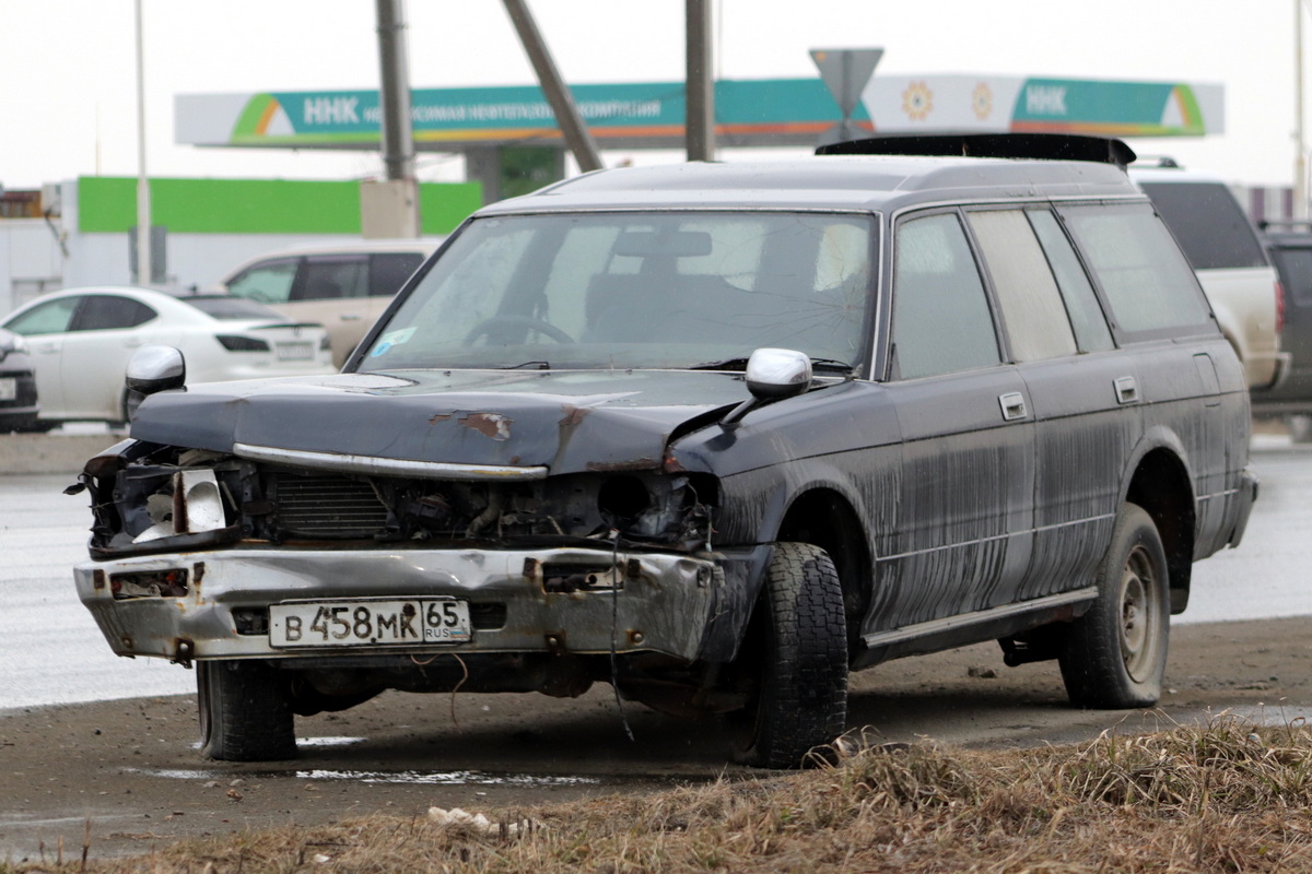 Сахалинская область, № В 458 МК 65 — Toyota Crown (S130, facelift) '91-99