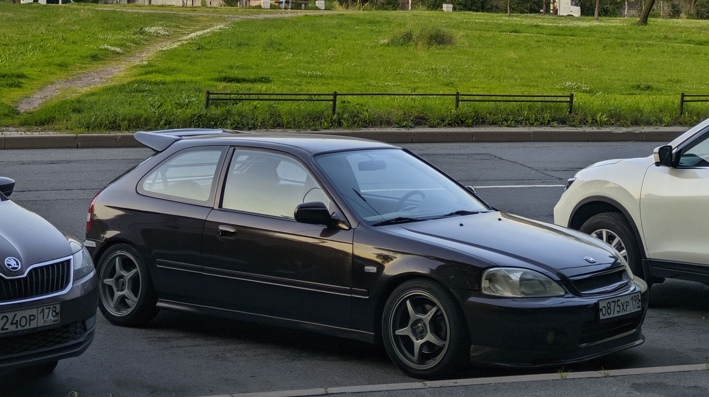 Санкт-Петербург, № О 875 ХР 198 — Honda Civic (6G) '95-98