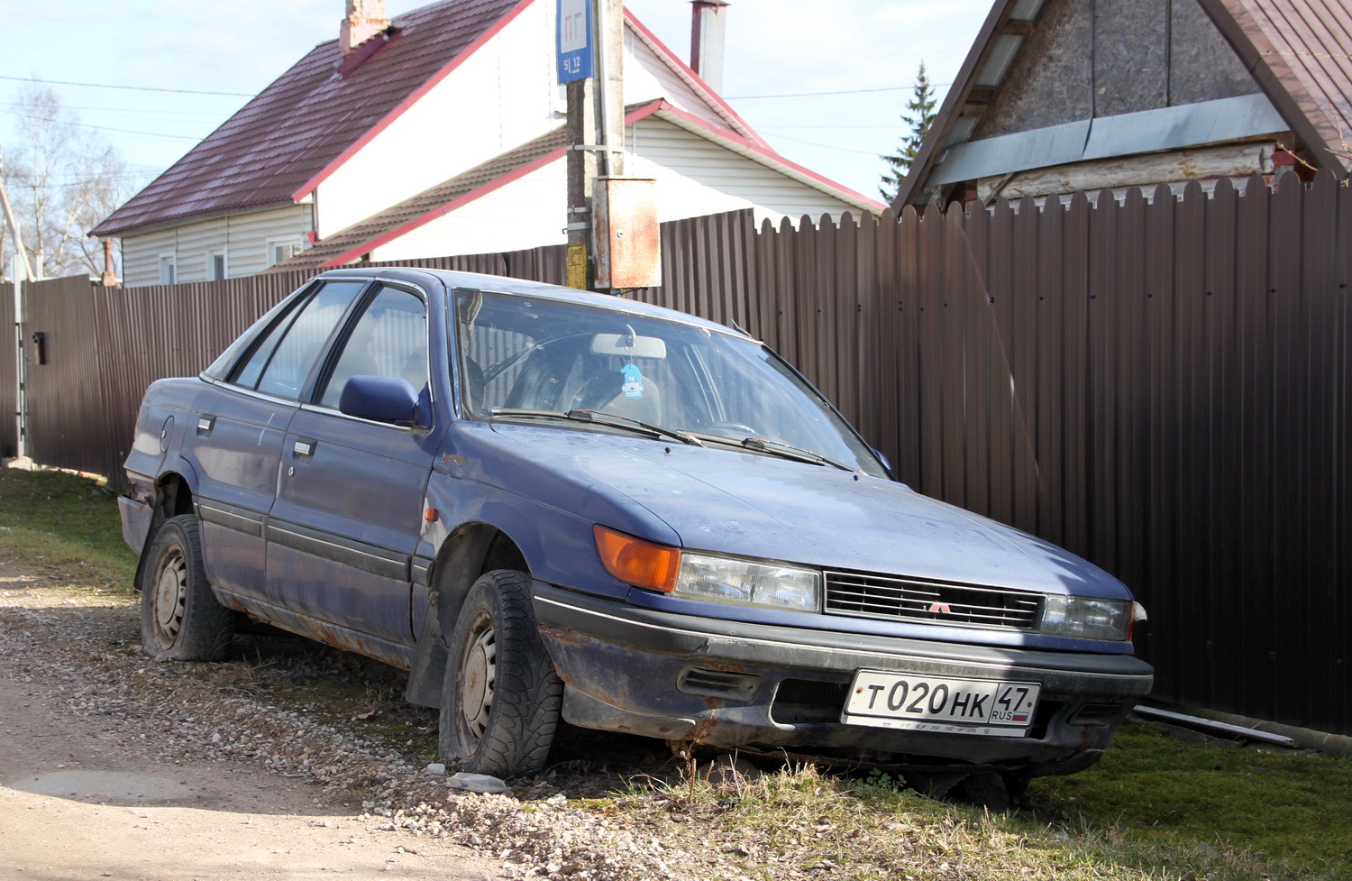 Ленинградская область, № Т 020 НК 47 — Mitsubishi Lancer (4G) '88–91