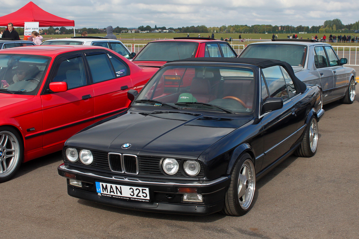 Литва, № MAN 325 — BMW 3 Series Cabrio (E30) '83-93; Литва — Retro mugė 2025 ruduo