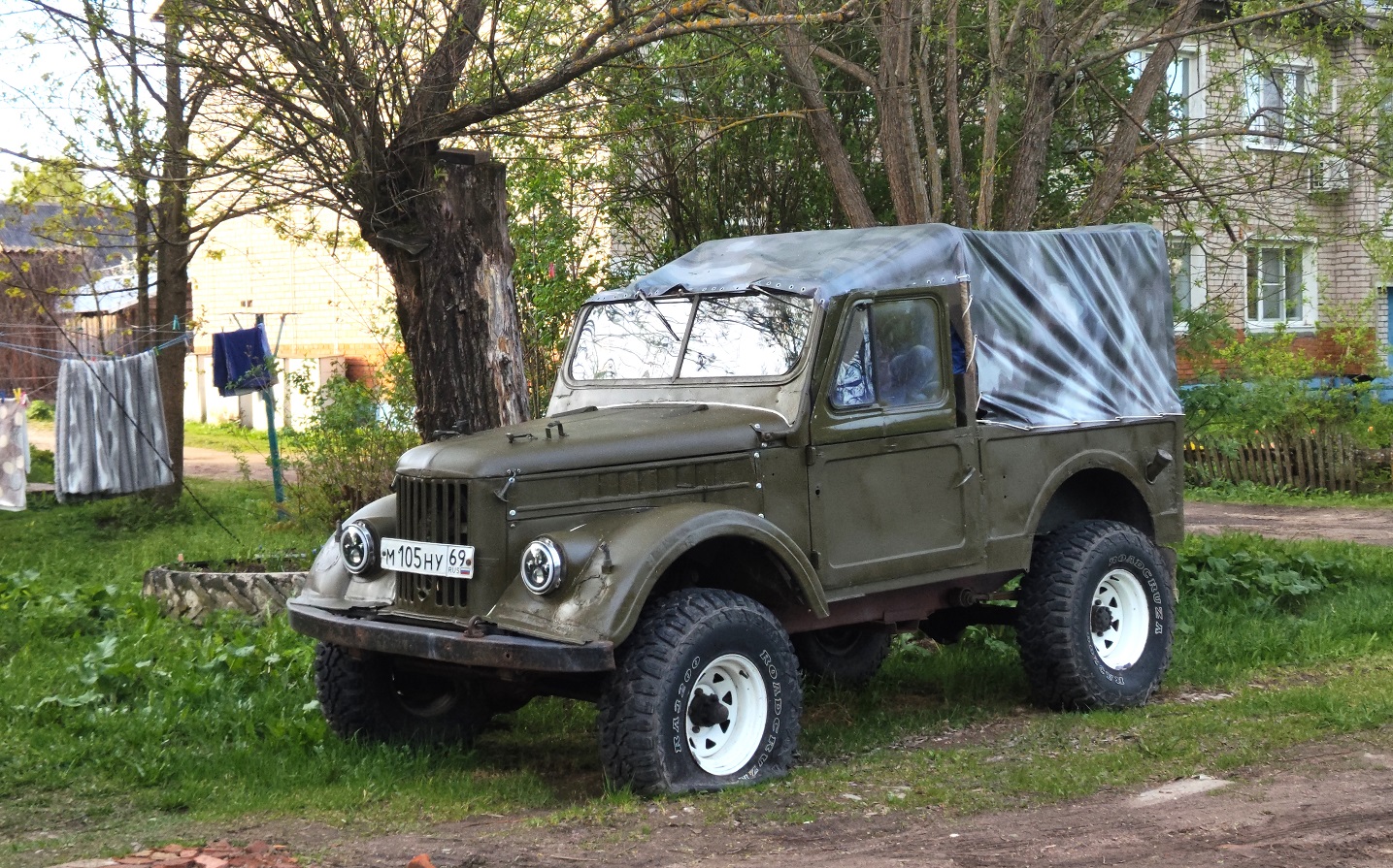 Тверская область, № М 105 НУ 69 — ГАЗ-69 '53-73