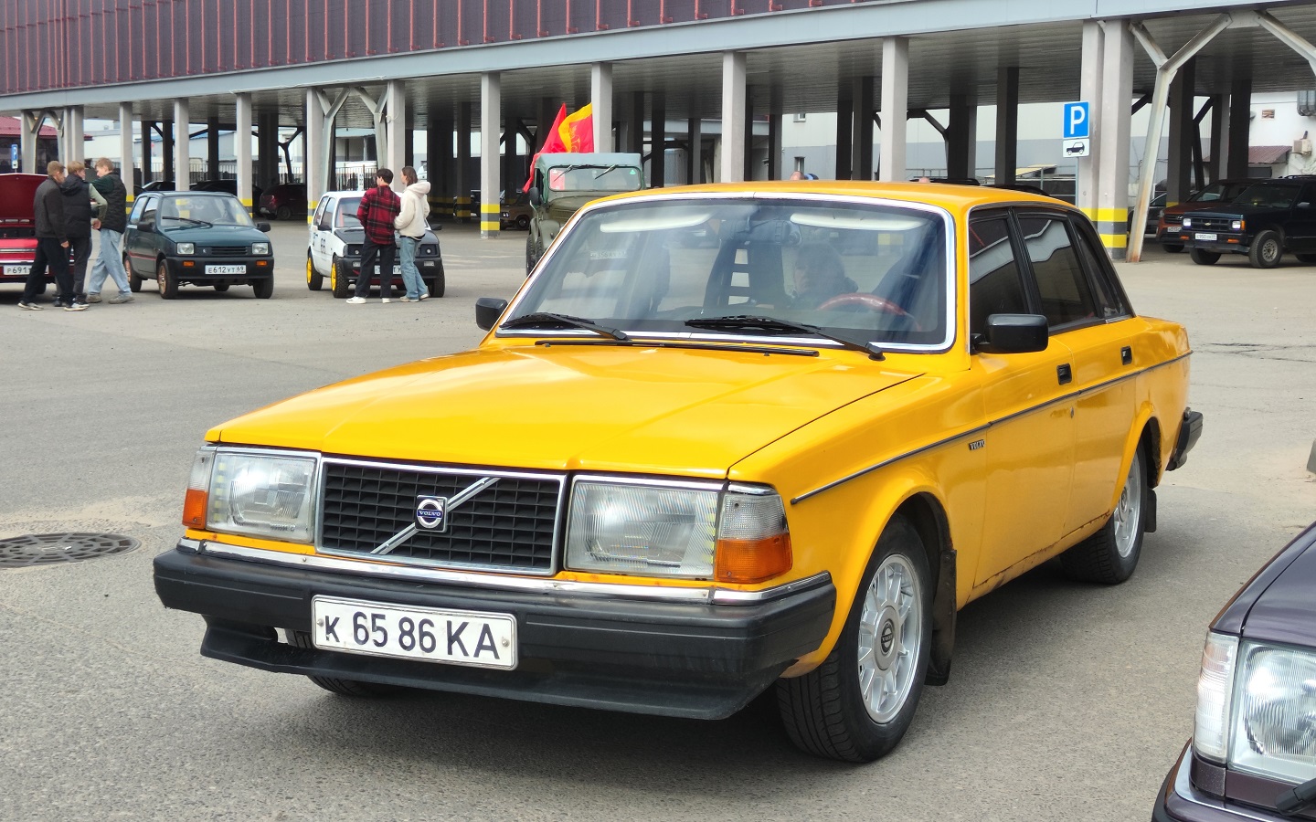 Тверская область, № К 6586 КА — Volvo 240 Series (общая модель); Тверская область — Открытие сезона 2026 Ретро-клуба Калинин
