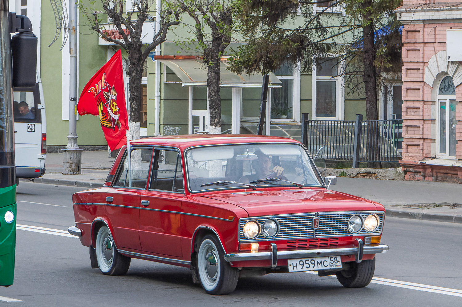 Пензенская область, № Н 959 МС 58 — ВАЗ-2103 Жигули '72-84; Пензенская область — День Победы — 2026