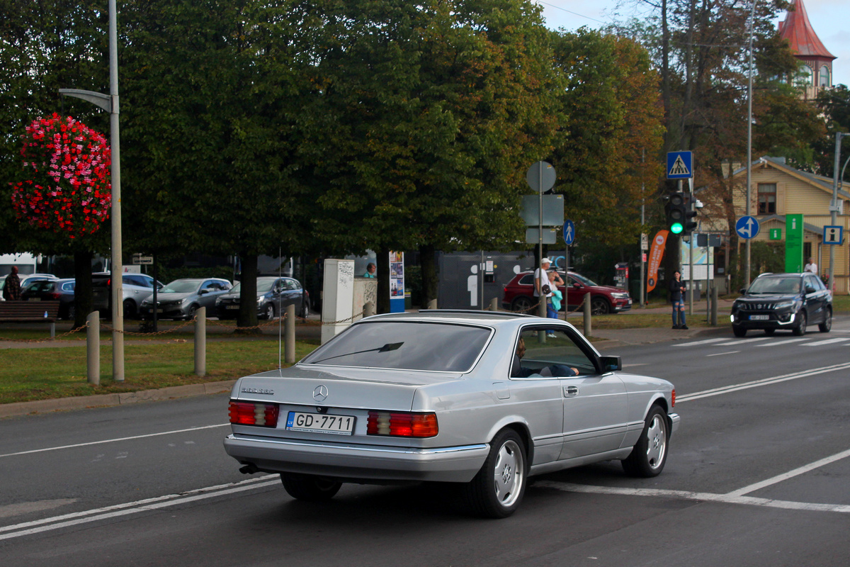 Латвия, № GD-7711 — Mercedes-Benz (C126) '81-91; Латвия — Retro Jūrmala 25