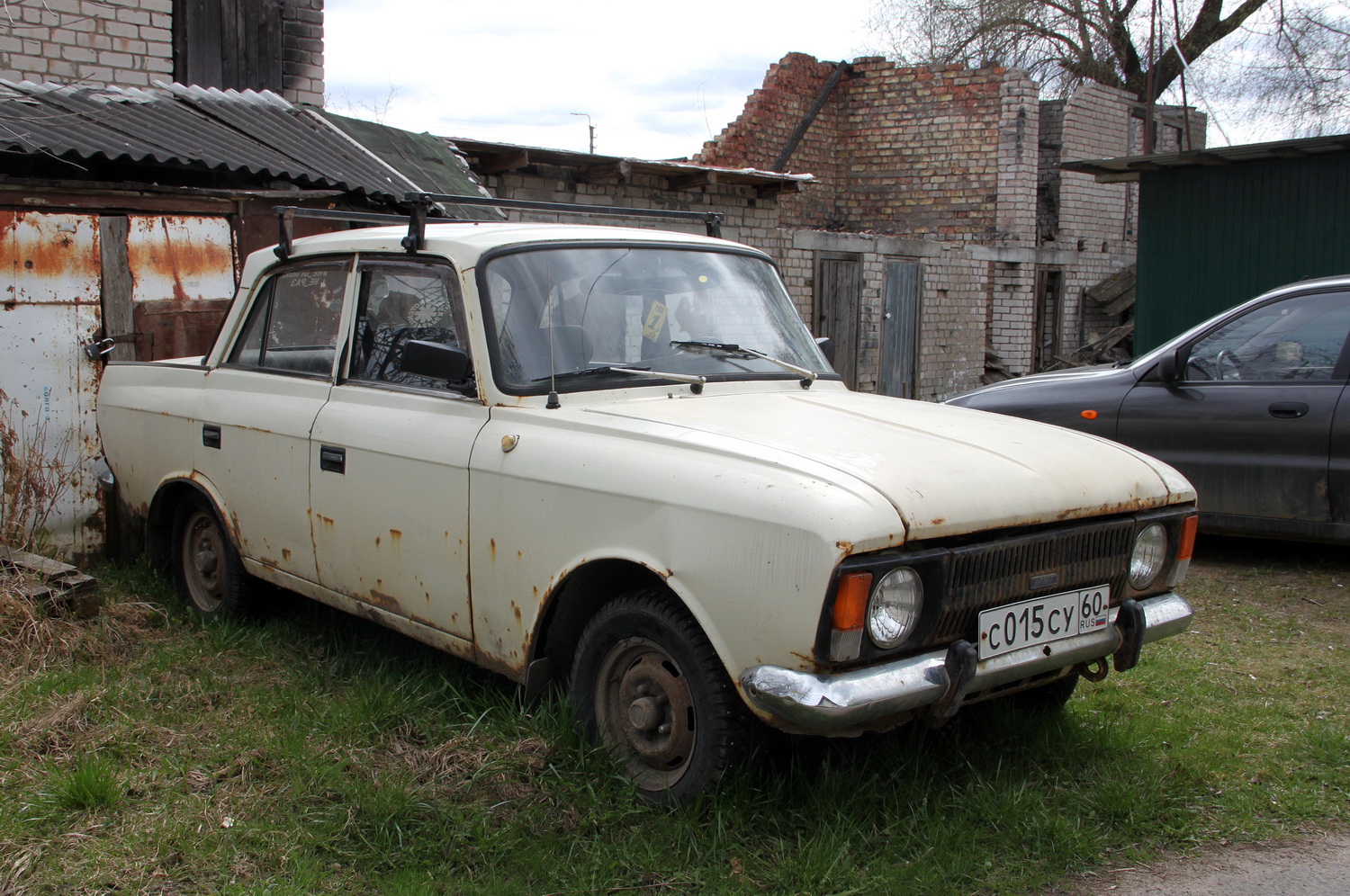Псковская область, № С 015 СУ 60 — Москвич-412ИЭ-028 (Иж) '82-01