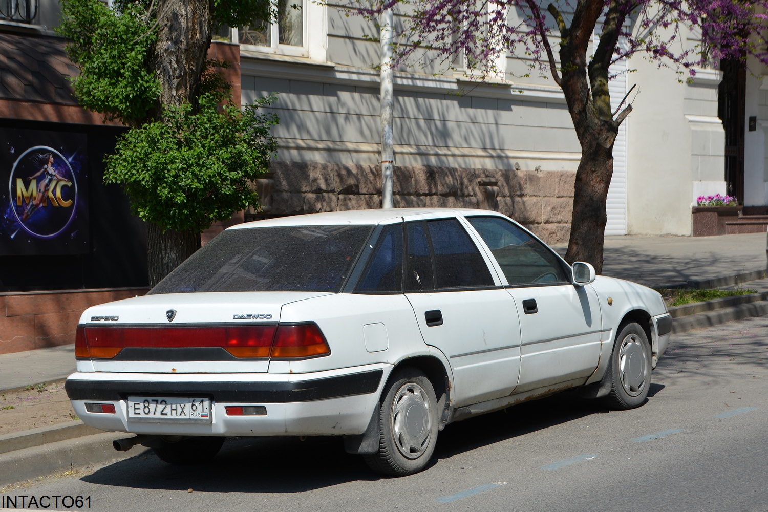 Ростовская область, № Е 872 НХ 61 — Daewoo Espero (Донинвест, X0C) '96-99