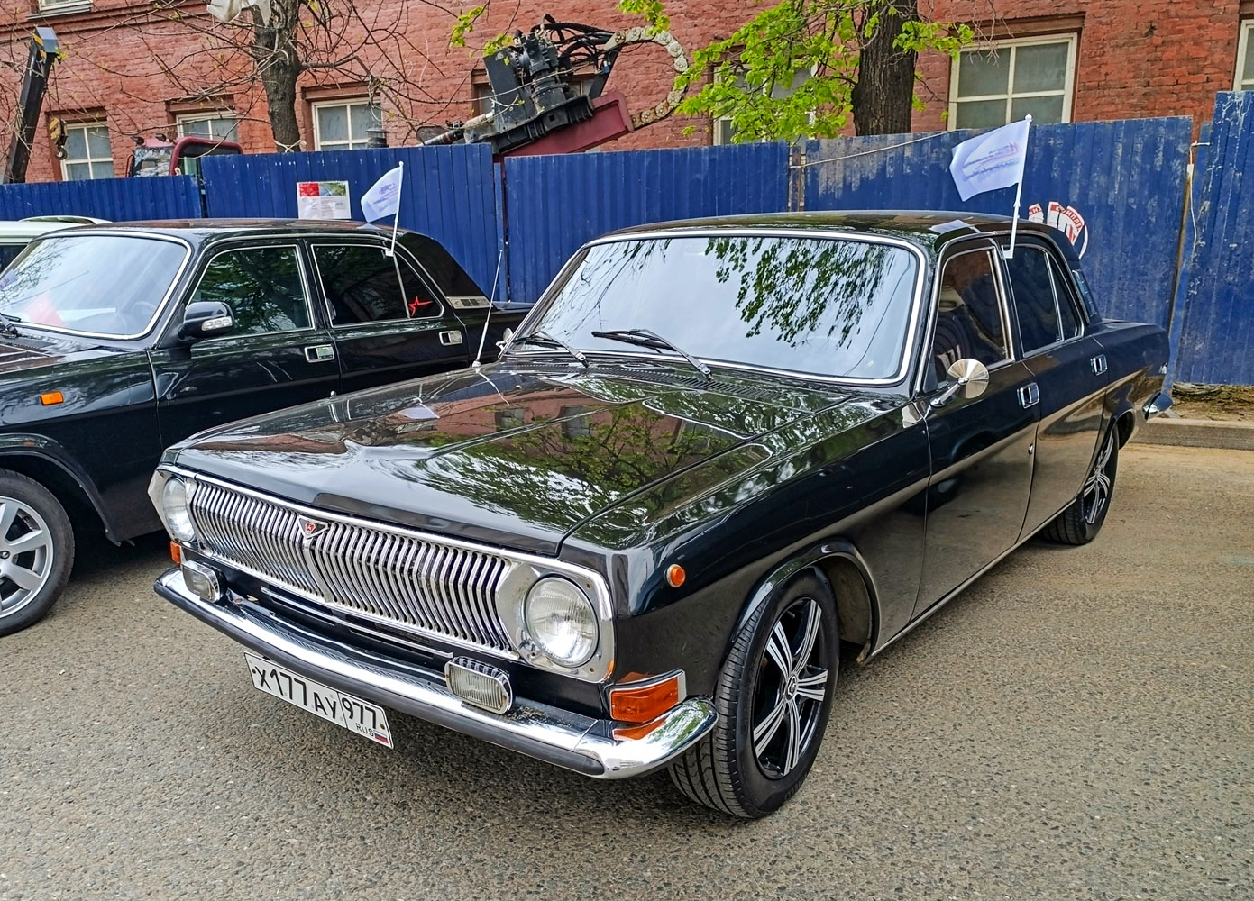 Москва, № Х 177 АУ 977 — ГАЗ-24-10 Волга '85-92; Москва — Круг Победы 2026