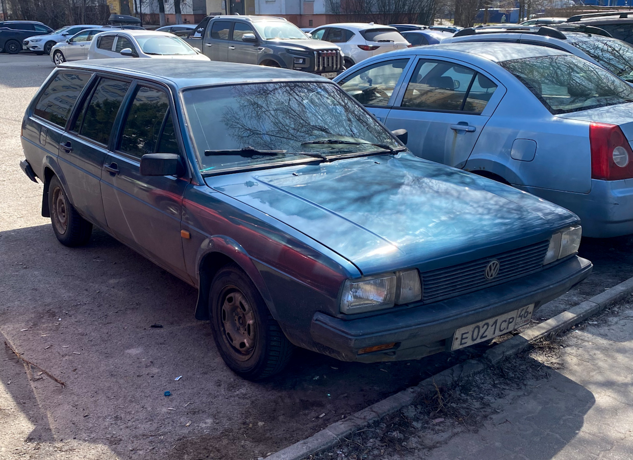 Белгородская область, № Е 021 СР 46 — Volkswagen Passat Variant (B2) '80-88