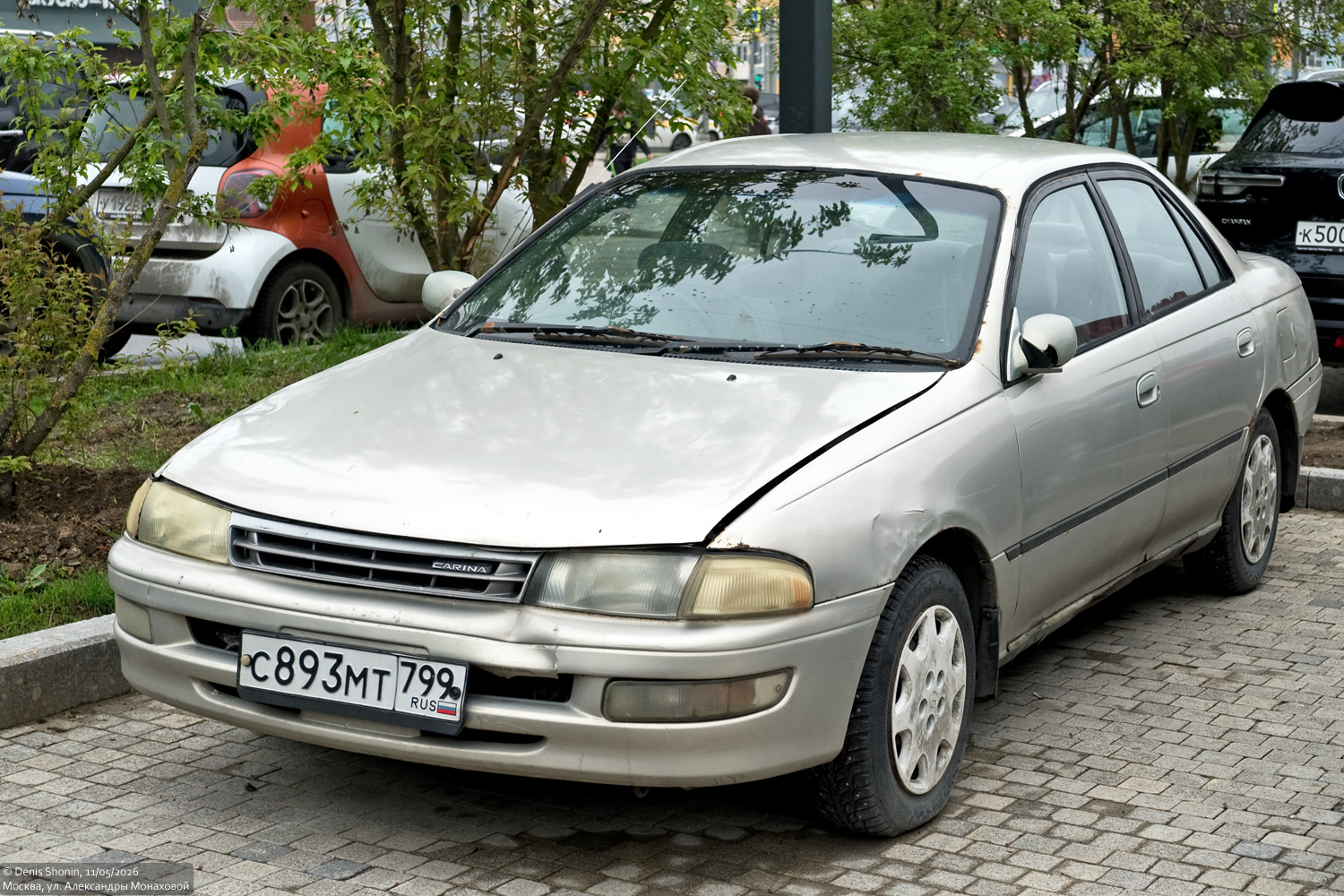 Москва, № С 893 МТ 799 — Toyota Carina (T190) '92-96