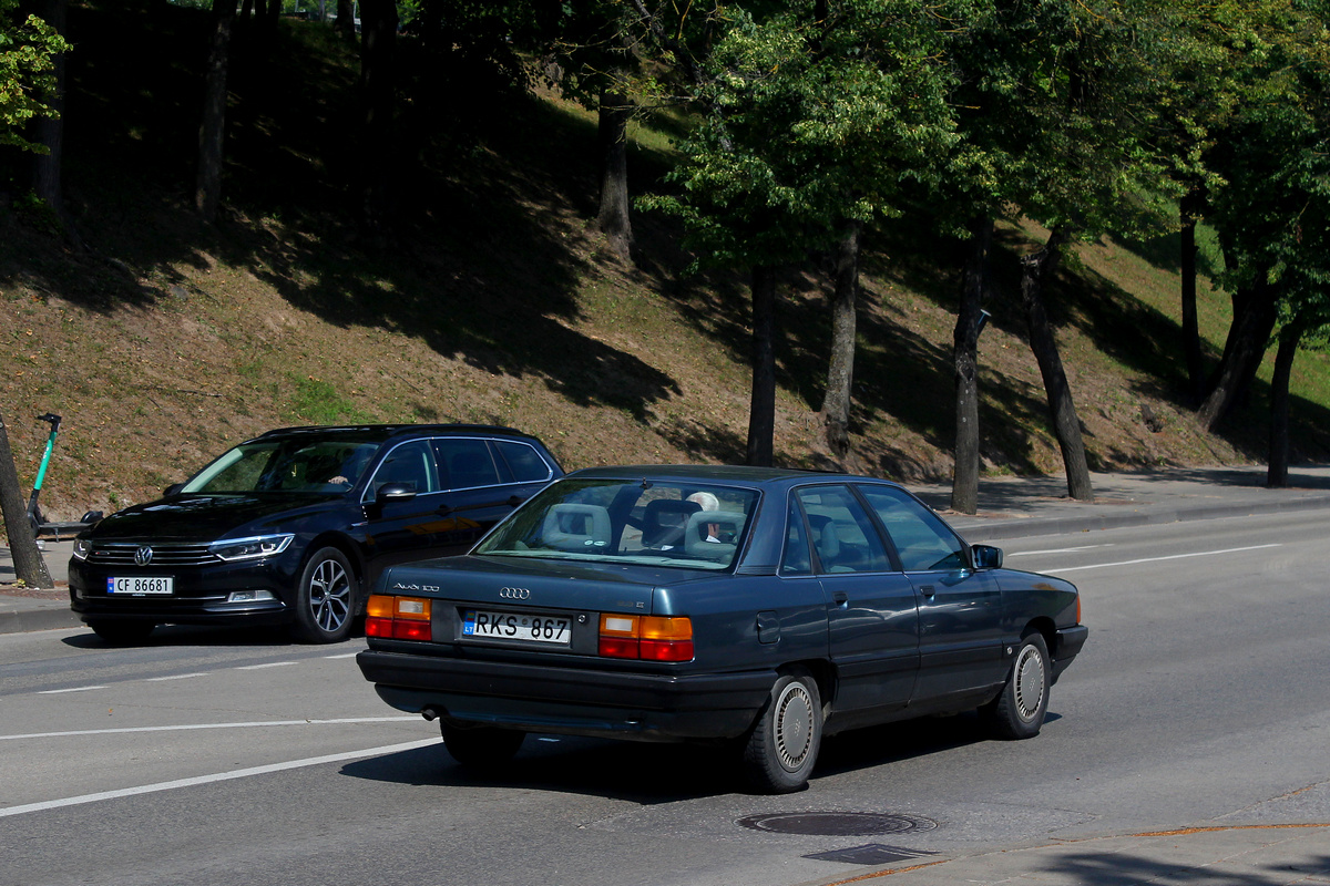 Литва, № RKS 867 — Audi 100 (C3) '82-91