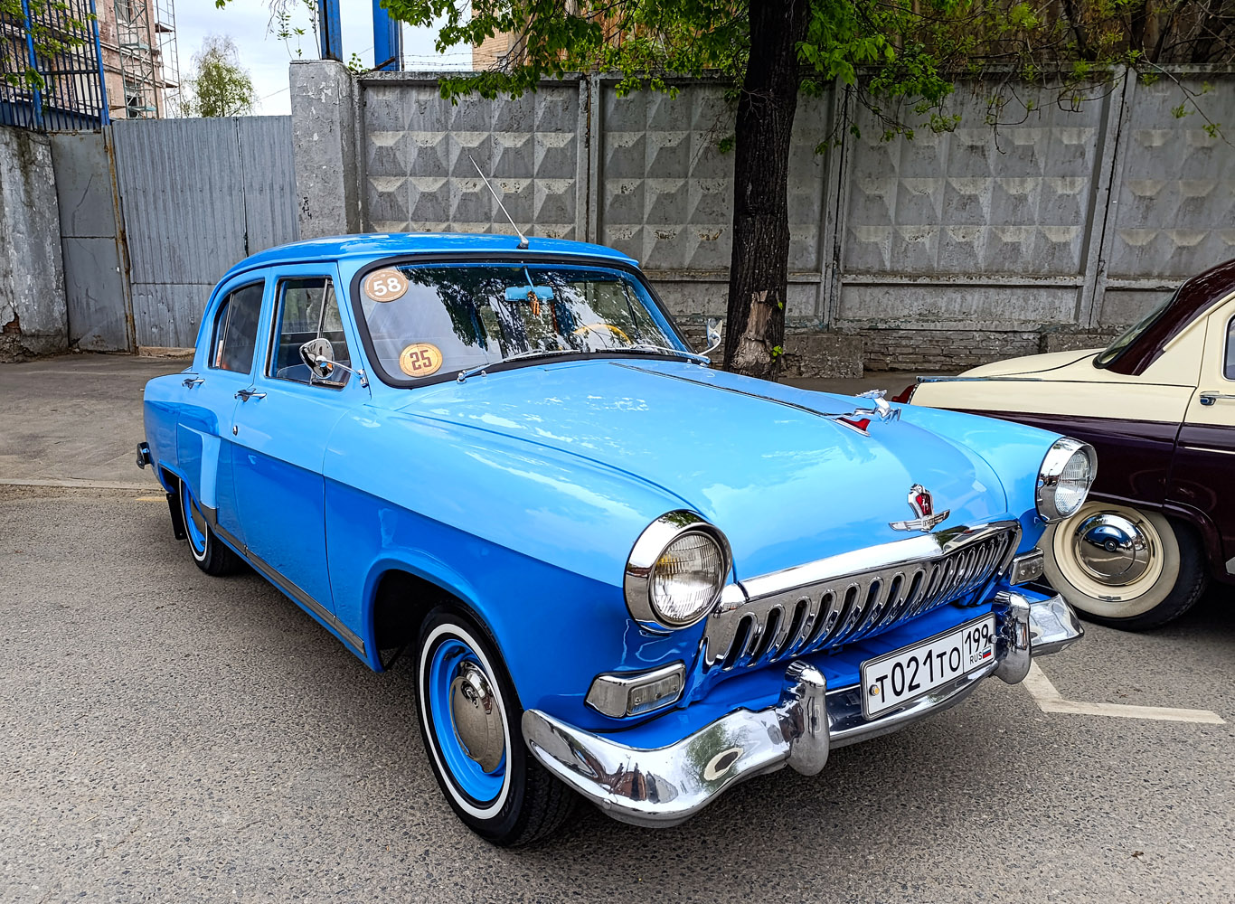 Москва, № Т 021 ТО 199 — ГАЗ-М-21И Волга '58-62; Москва — Круг Победы 2026