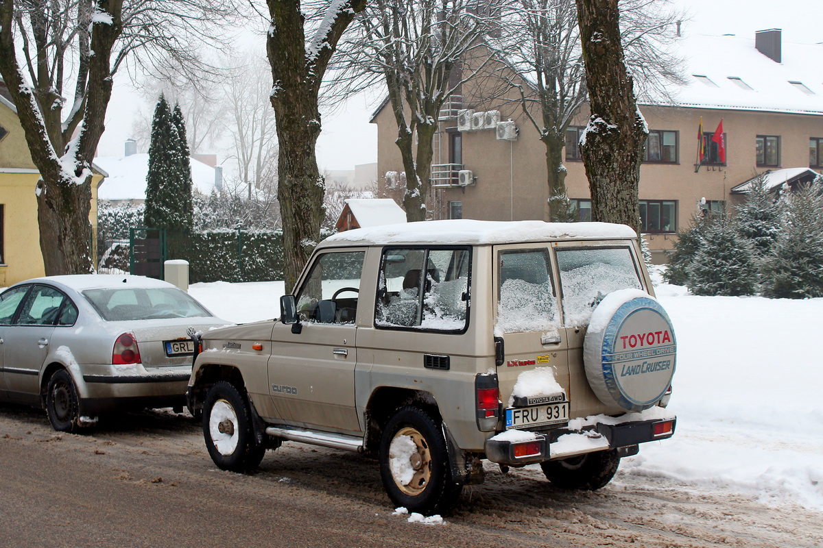 Литва, № FRU 931 — Toyota Land Cruiser (J70) (light) '85-90
