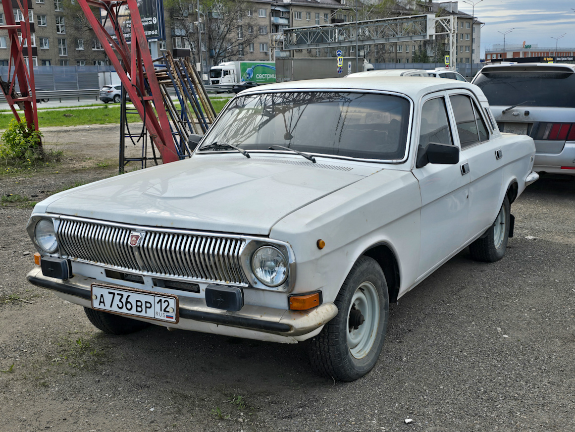 Татарстан, № А 736 ВР 12 — ГАЗ-24-10 Волга '85-92
