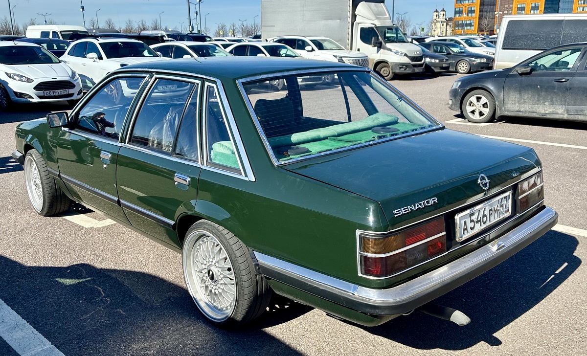 Ленинградская область, № А 546 РМ 47 — Opel Senator (A2) '82-86