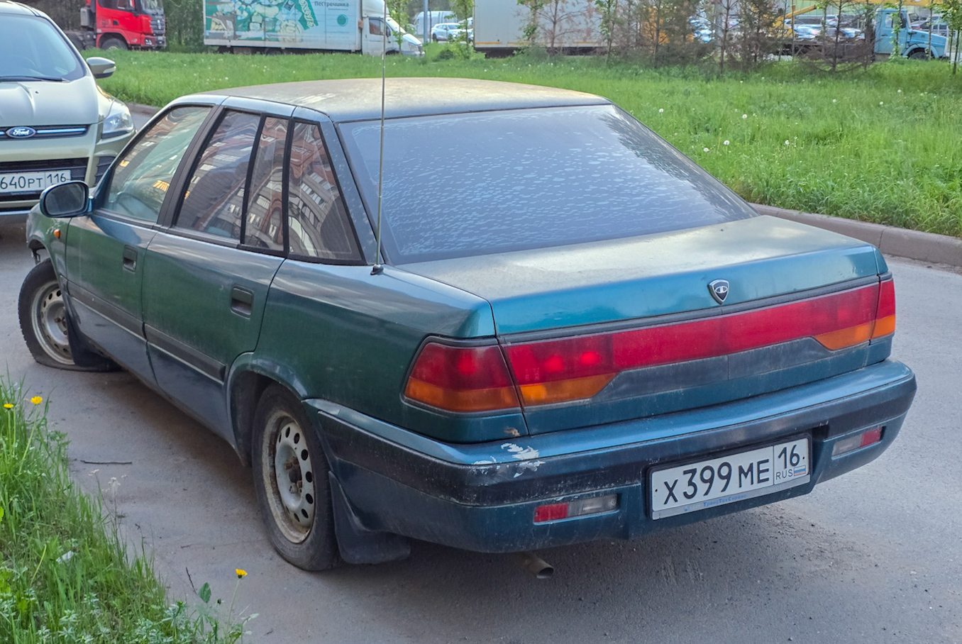 Татарстан, № Х 399 МЕ 16 — Daewoo Espero (Донинвест, X7M) '96-99