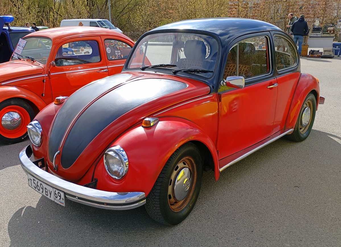 Тверская область, № Т 569 ВУ 69 — Volkswagen Käfer 1200L/J/1600i '74-04; Тверская область — Открытие сезона 2026 Ретро-клуба Калинин