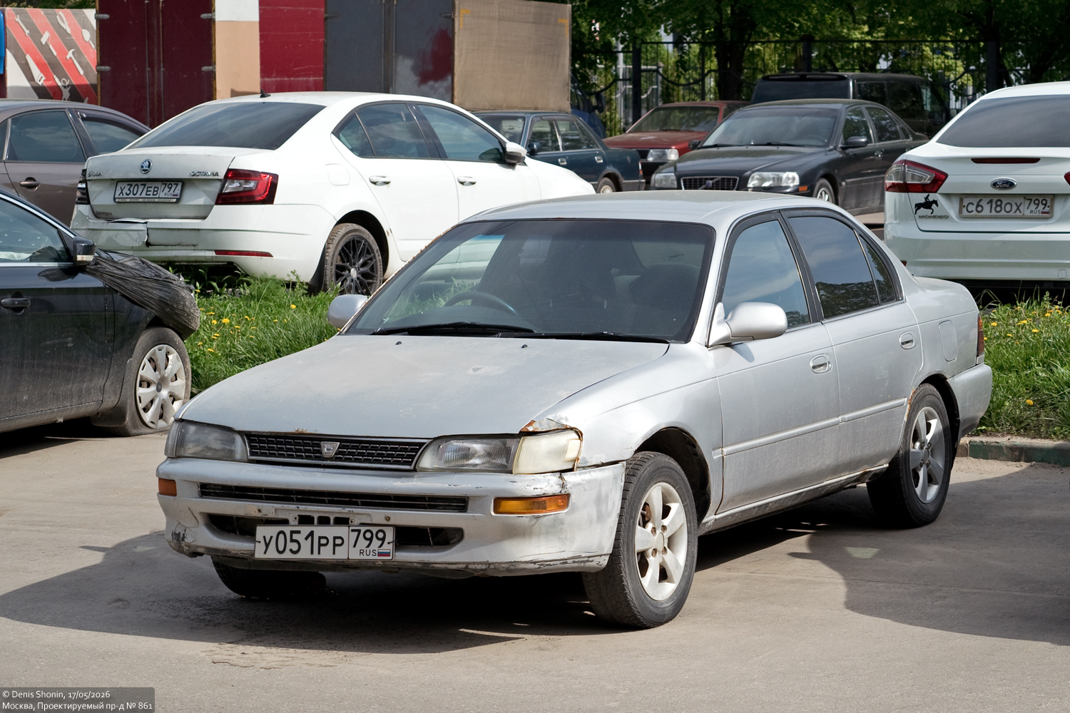 Москва, № У 051 РР 799 — Toyota Corolla (E100) '91-02