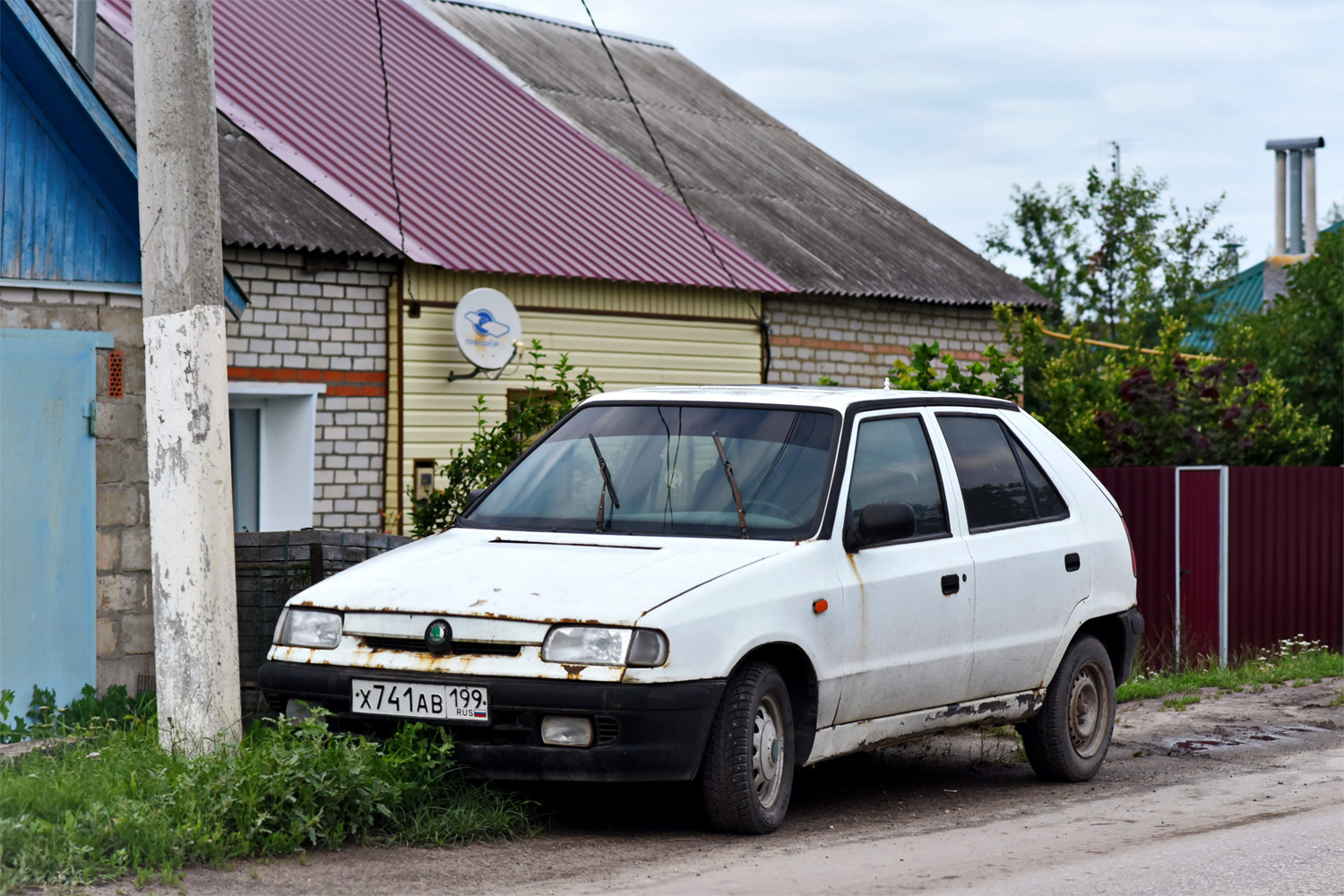 Москва, № Х 741 АВ 199 — Škoda Felicia (Typ 781, 791) '94-01