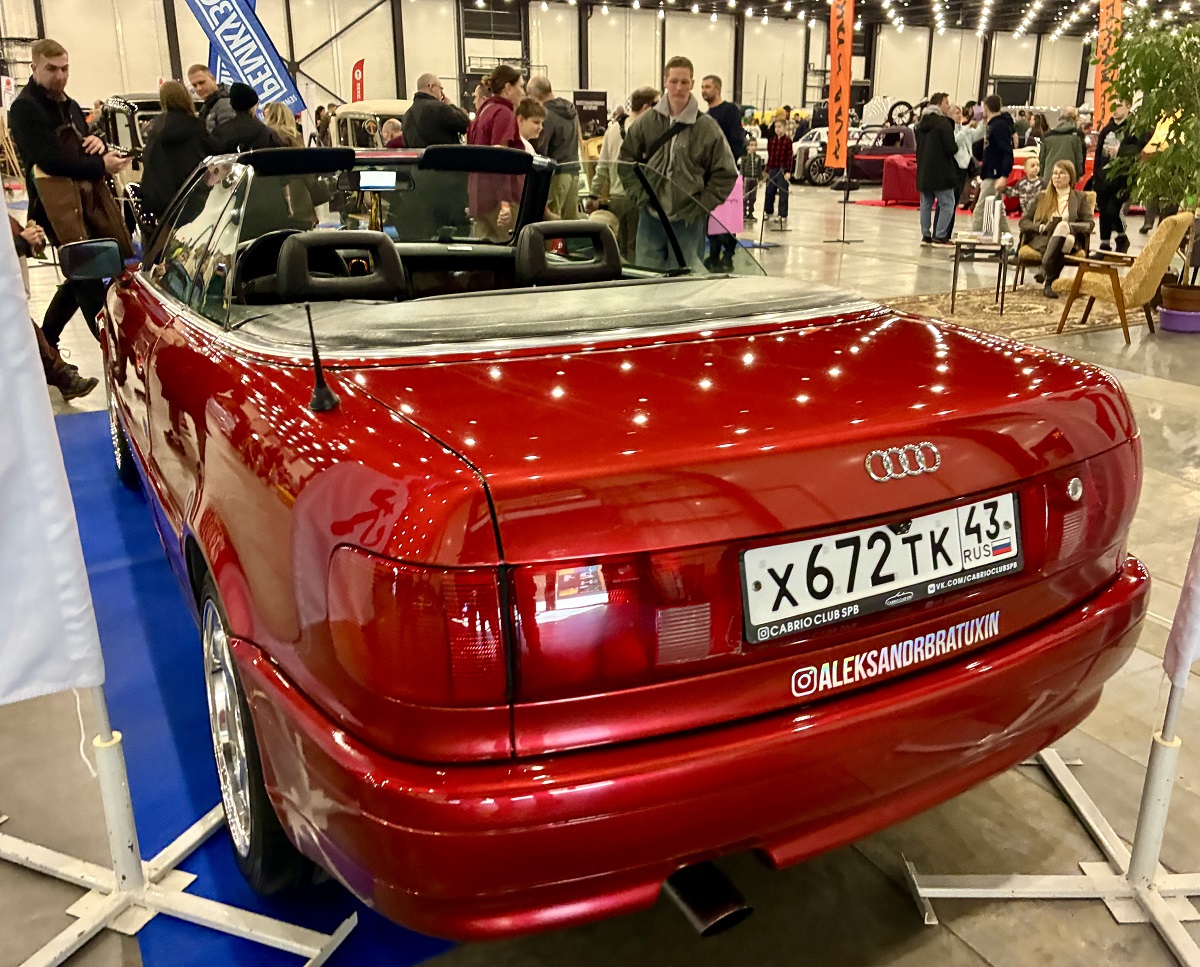 Кировская область, № Х 672 ТК 43 — Audi Cabriolet (Typ 8G) '91-00; Санкт-Петербург — Олдтаймер-Галерея Ильи Сорокина