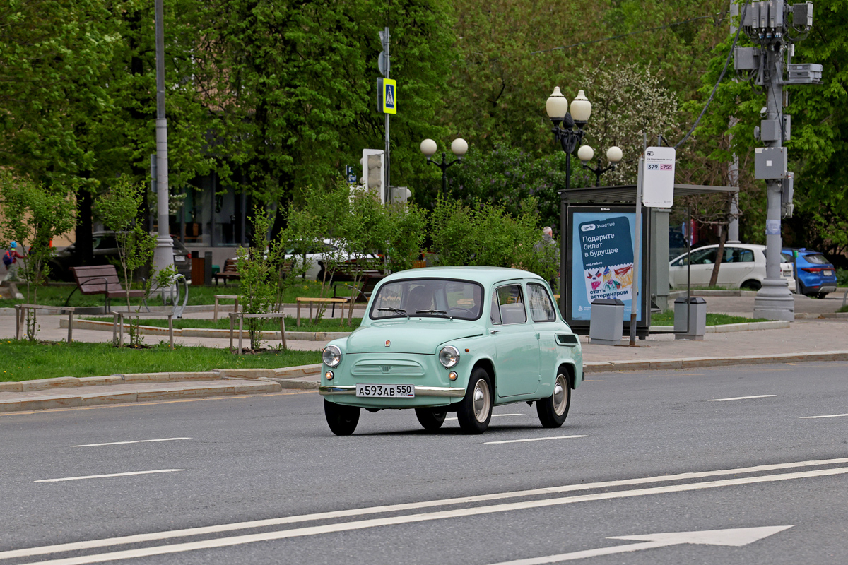 Московская область, № А 593 АВ 550 — ЗАЗ-965А Запорожец '62-69; Москва — Круг Победы 2026