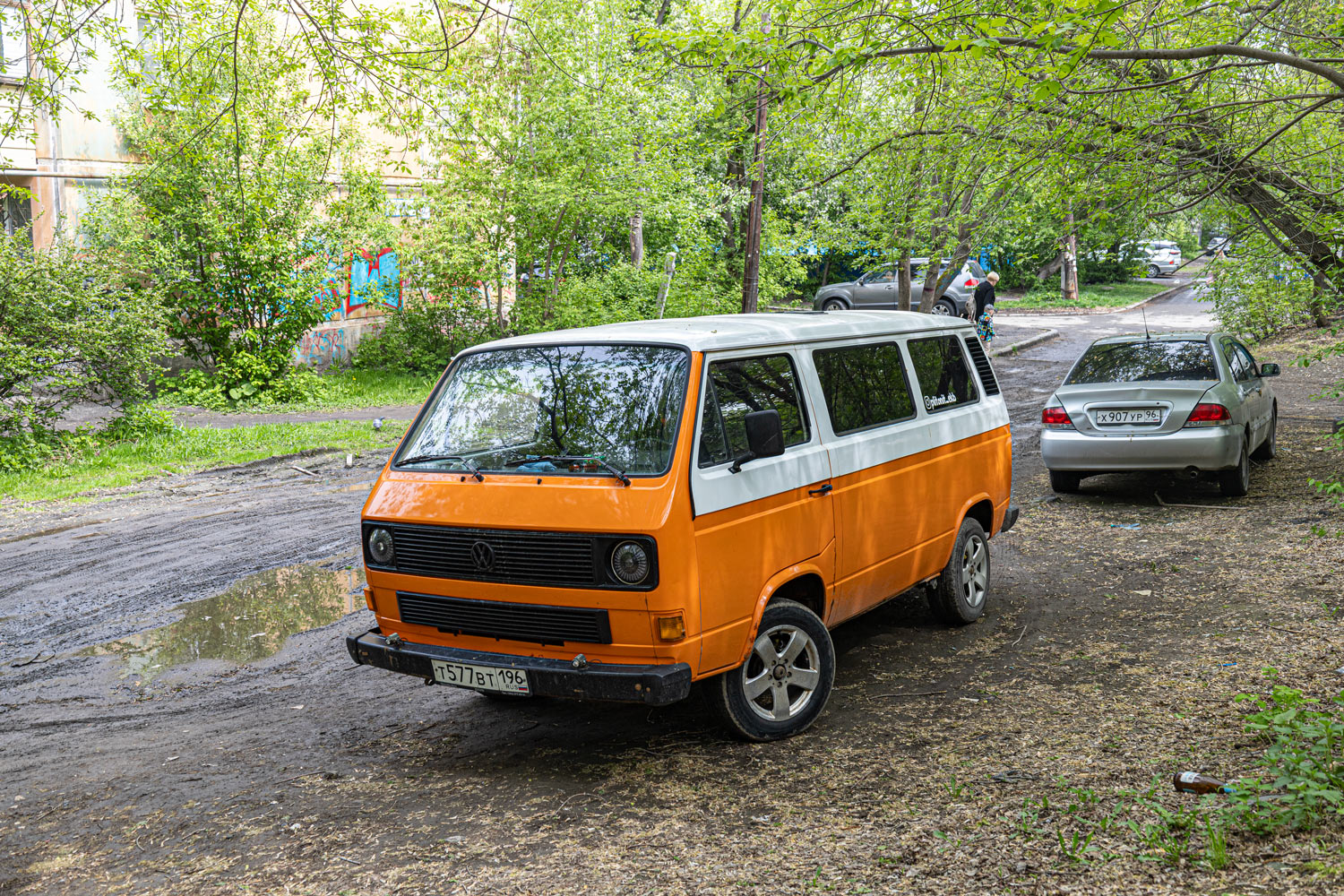 Свердловская область, № Т 577 ВТ 196 — Volkswagen Typ 2 (T3) '79-92