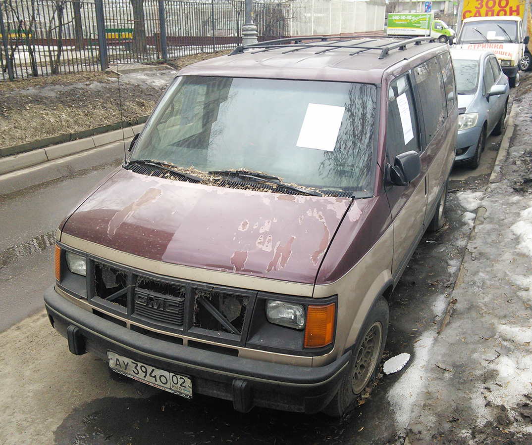Москва, № АМ 394 О 02 — GMC Safari '85-90