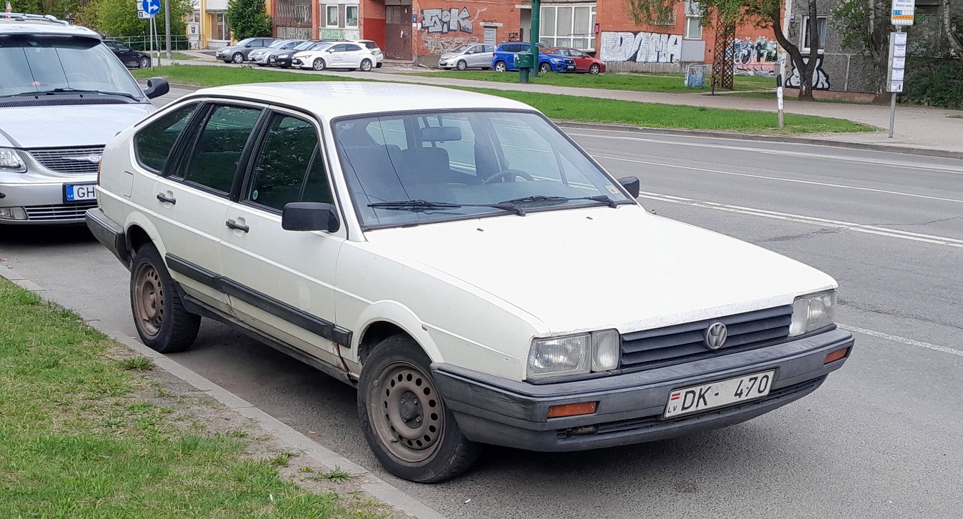 Латвия, № DK-470 — Volkswagen Passat (B2) '80-88