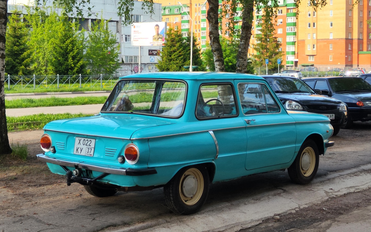 Тверская область, № Х 022 КУ 37 — ЗАЗ-966В Запорожец '66-72