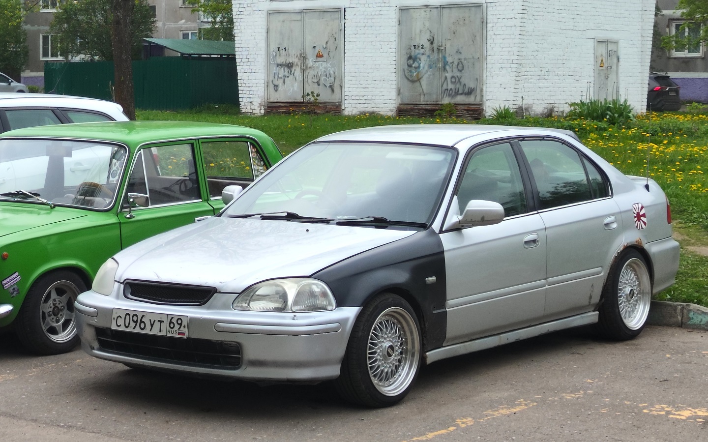 Тверская область, № С 096 УТ 69 — Honda Civic (6G) '95-98
