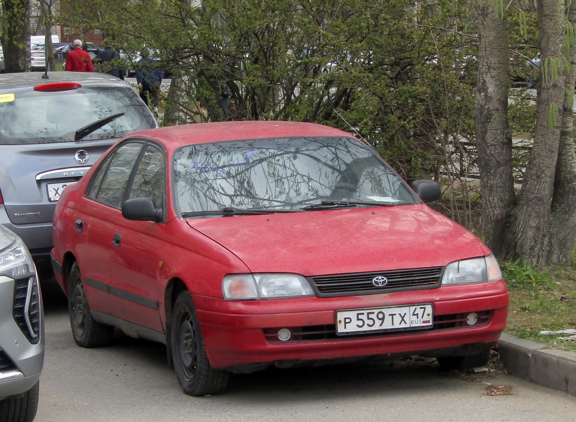 Ленинградская область, № Р 559 ТХ 47 — Toyota Carina E (T190) '92–97
