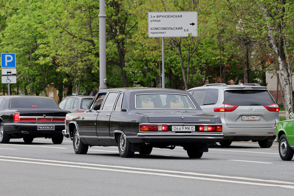 Москва, № 0669 МКО — ГАЗ-14 Чайка '76-89; Москва — Круг Победы 2026