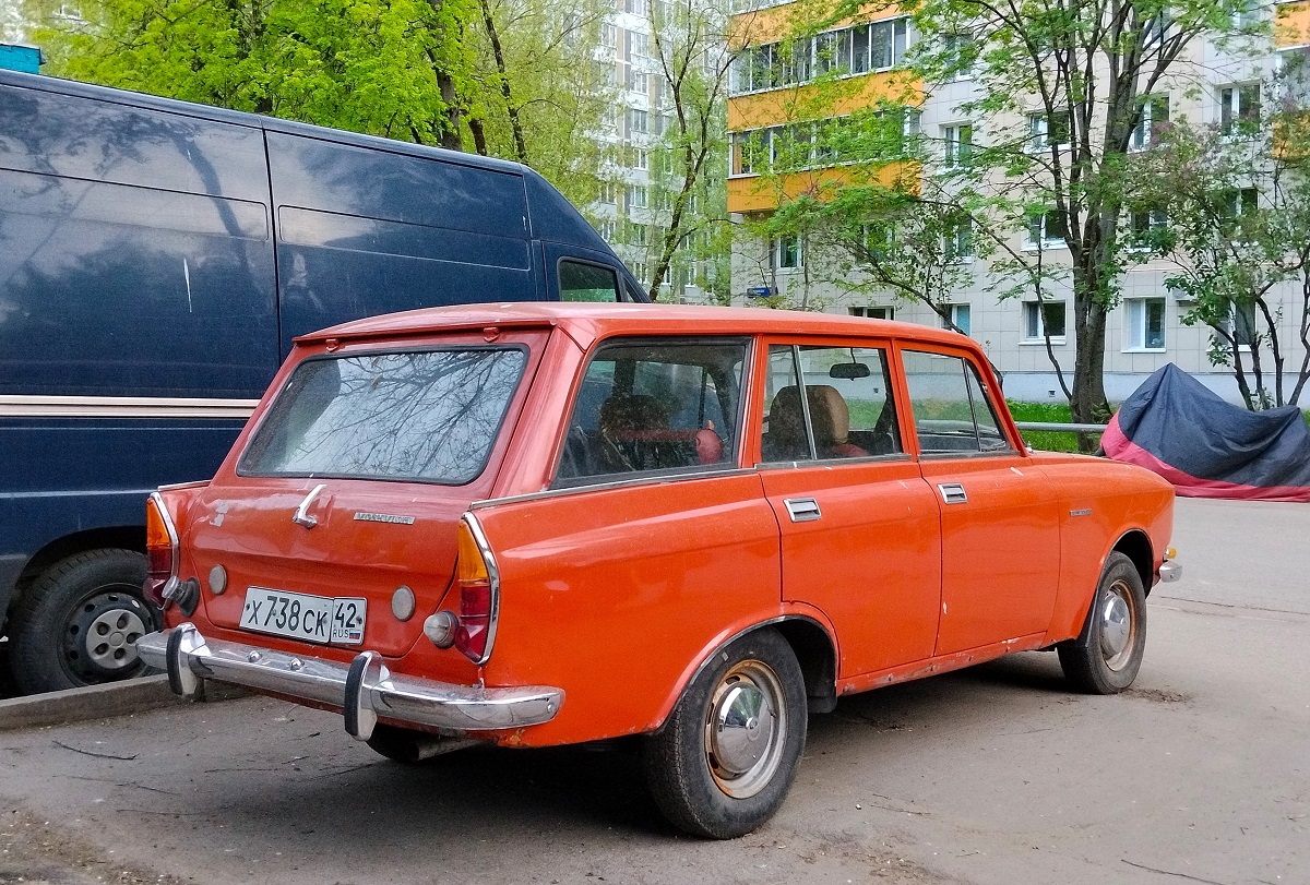Москва, № Х 738 СК 42 — Москвич-2137 '76-85; Кемеровская область - Кузбасс — Вне региона