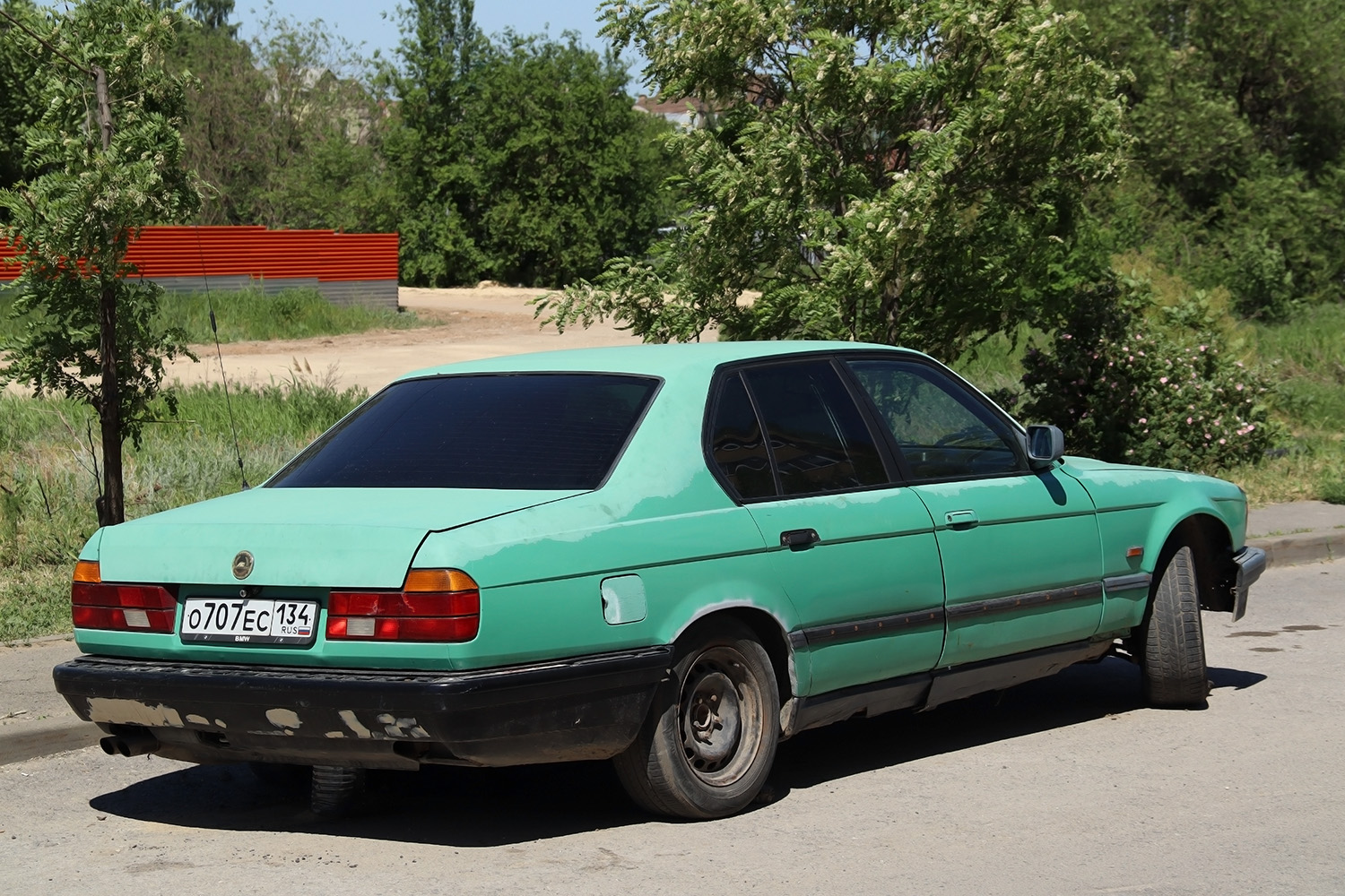 Волгоградская область, № О 707 ЕС 134 — BMW 7 Series (E32) '86-94
