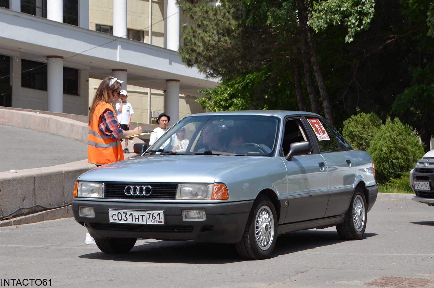 Ростовская область, № С 031 НТ 761 — Audi 80 (B3) '86-91; Ростовская область — Retro Motor Show_2026_Май