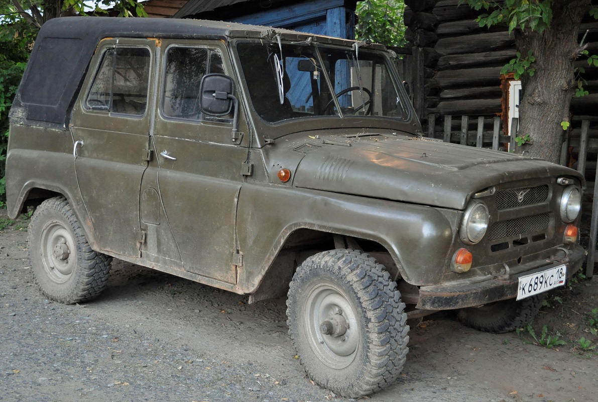 Удмуртия, № К 689 КС 18 — УАЗ-469 '72-85