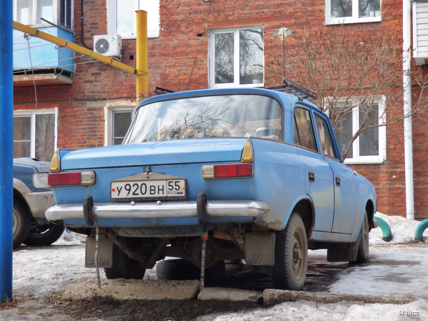 Омская область, № У 920 ВН 55 — Москвич-412ИЭ-028 (Иж) '82-01
