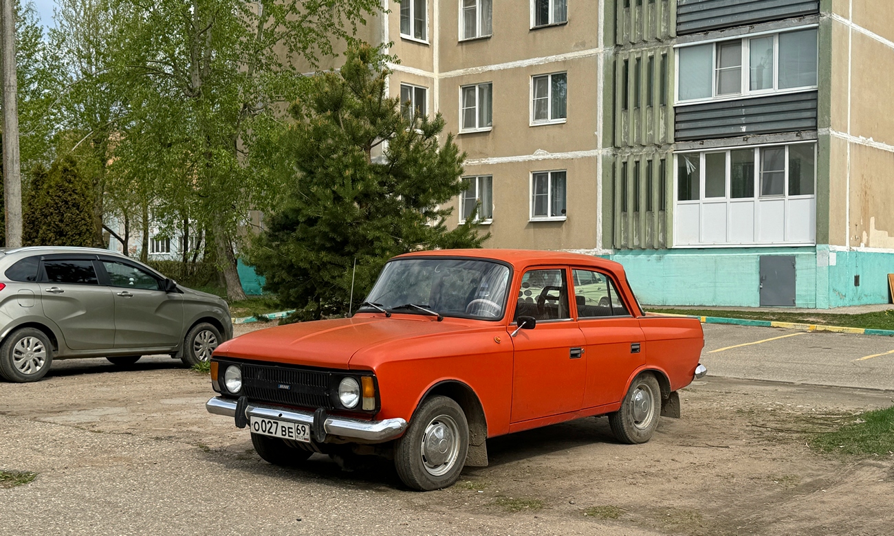 Тверская область, № О 027 ВЕ 69 — Москвич-412ИЭ-028 (Иж) '82-01