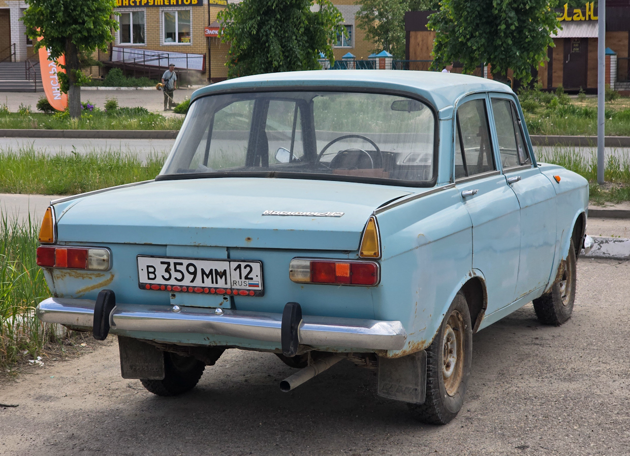 Марий Эл, № В 359 ММ 12 — Москвич-412ИЭ (Иж) '70-82