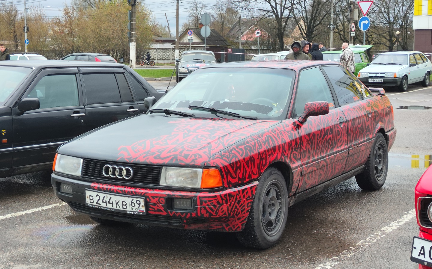 Тверская область, № В 244 КВ 69 — Audi 80 (B3) '86-91; Тверская область — Открытие сезона 2026 Тверского ретро-клуба