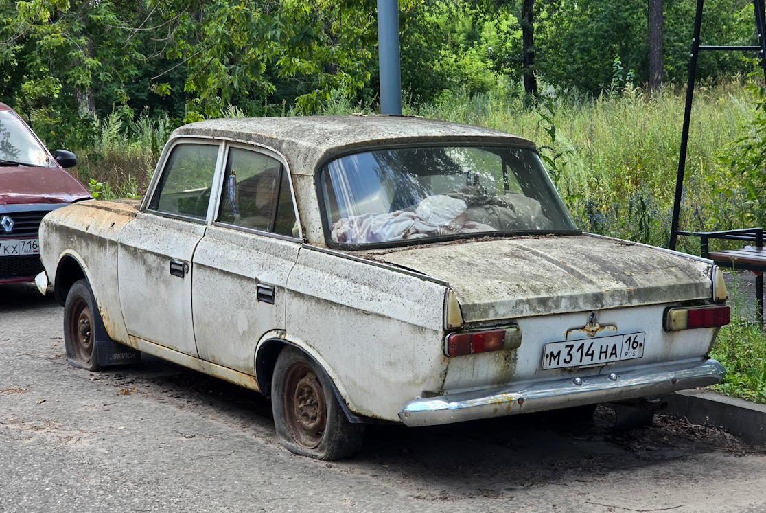 Татарстан, № М 314 НА 16 — Москвич-412ИЭ-028 (Иж) '82-01