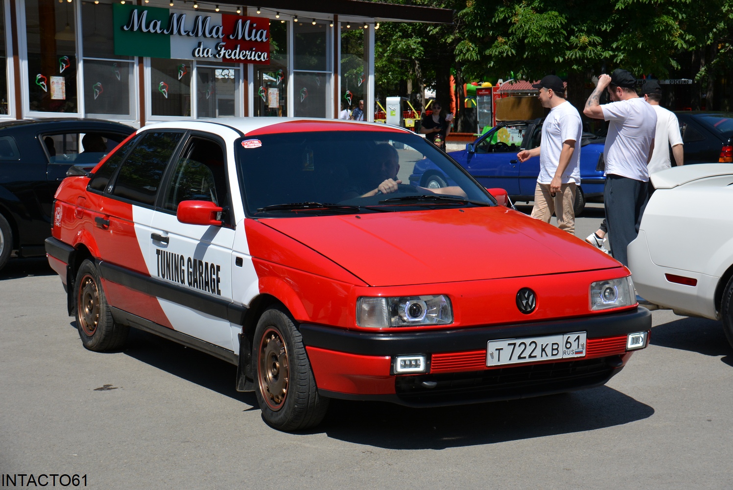Ростовская область, № Т 722 КВ 61 — Volkswagen Passat (B3) '88-93; Ростовская область — Retro Motor Show_2026_Май