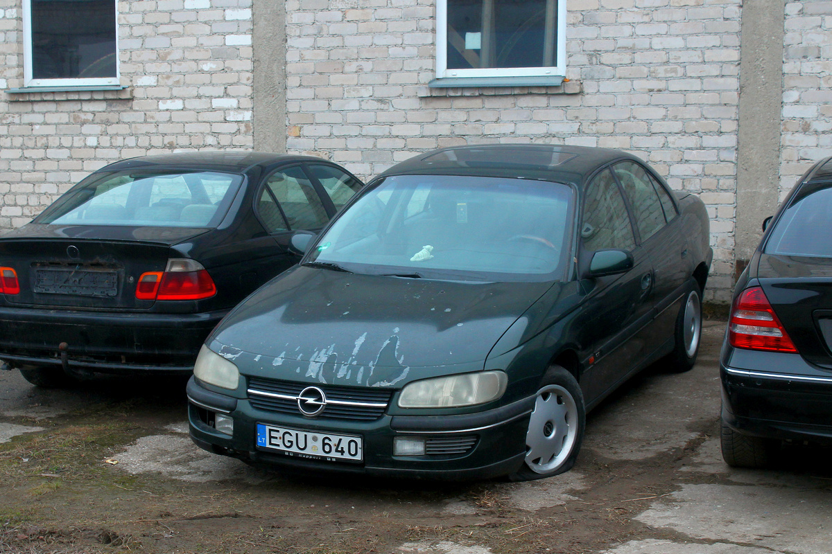 Литва, № EGU 640 — Opel Omega (B) '94-99