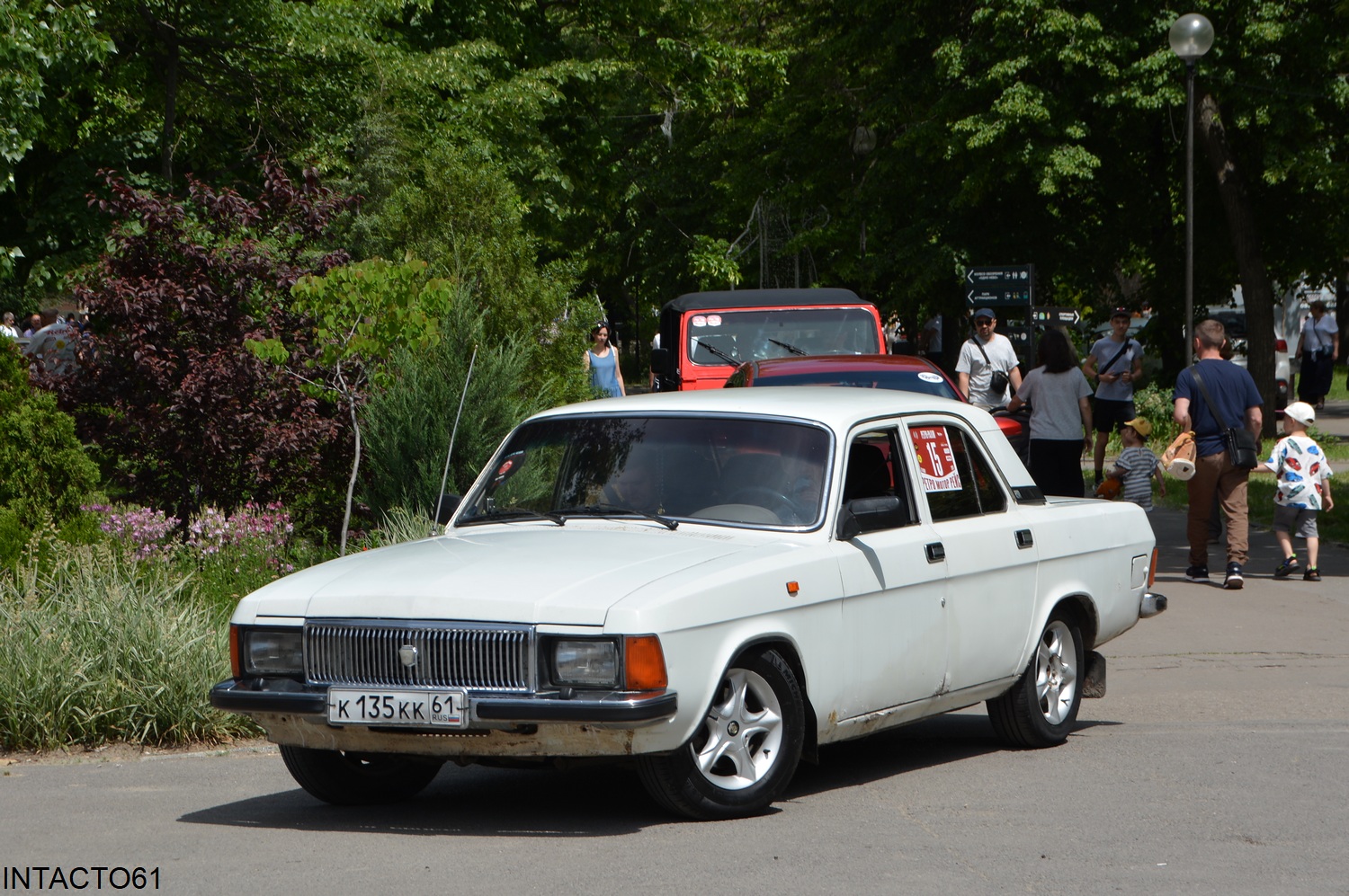 Ростовская область, № К 135 КК 61 — ГАЗ-3102 Волга '81-08; Ростовская область — Retro Motor Show_2026_Май