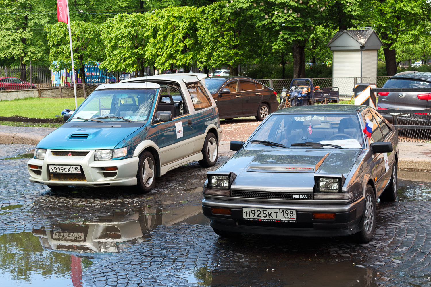 Санкт-Петербург, № Х 819 ЕХ 198 — Mitsubishi RVR (N10/N20) '91-97; Санкт-Петербург, № Н 925 КТ 198 — Nissan Silvia (S12) '83-89; Санкт-Петербург — Международный транспортный фестиваль "ТранспортФест 2026"