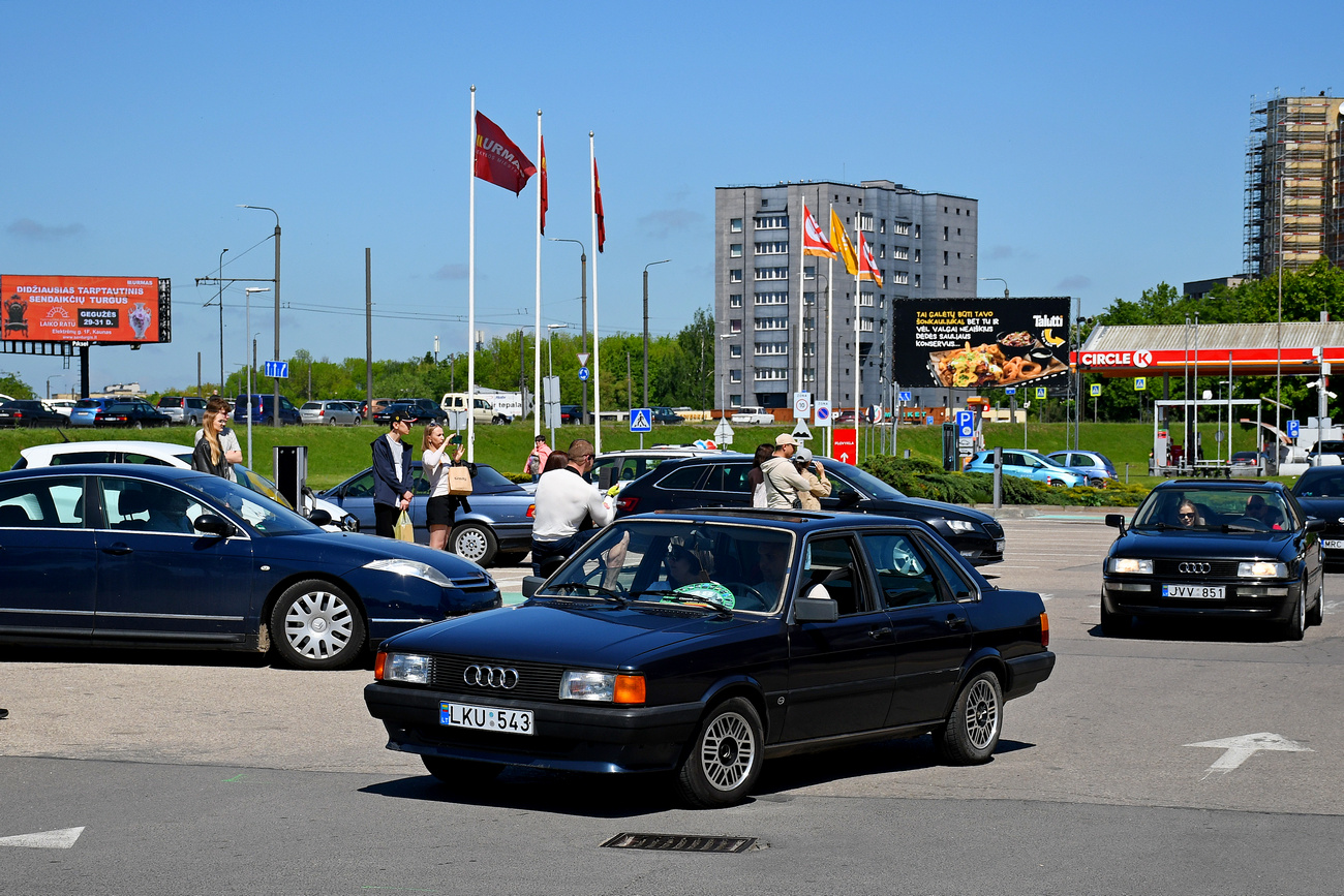 Литва, № LKU 543 — Audi 80 (B2) '78-86; Литва — Classic Auto Show Kaunas 2026