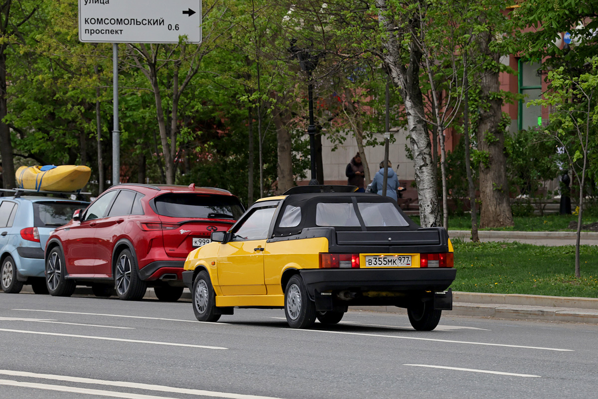 Москва, № В 355 МК 977 — ВАЗ-2108 '84-94; Москва — Круг Победы 2026