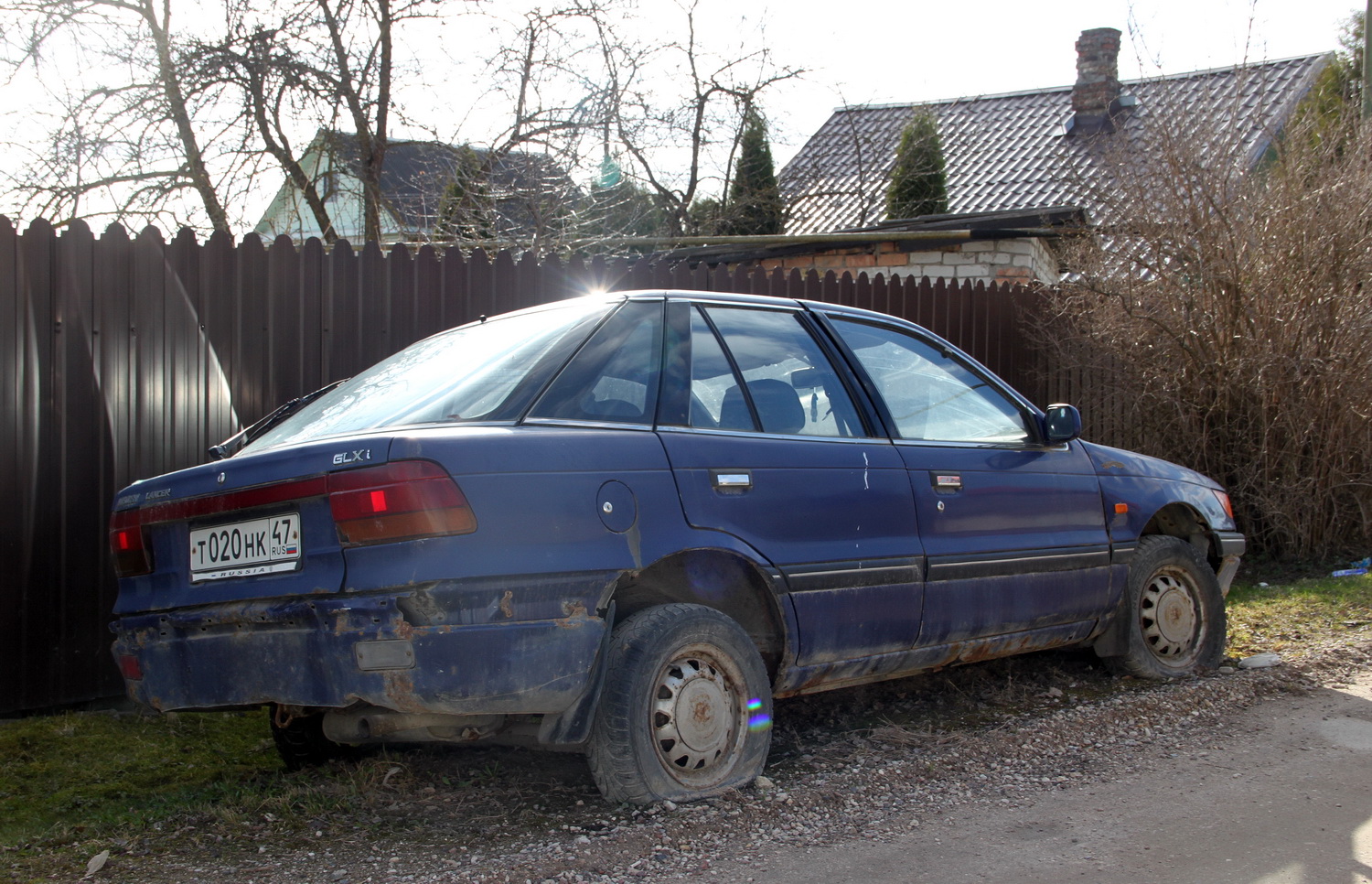 Ленинградская область, № Т 020 НК 47 — Mitsubishi Lancer (4G) '88–91