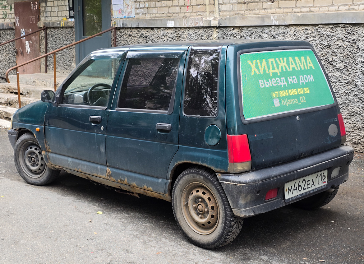 Татарстан, № М 462 ЕА 116 — Daewoo Tico '91-01